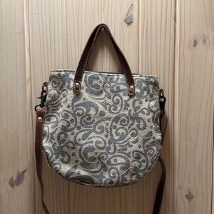 Myra bag. Two handles, detachable/adjustable strap as well, so can be crossbody